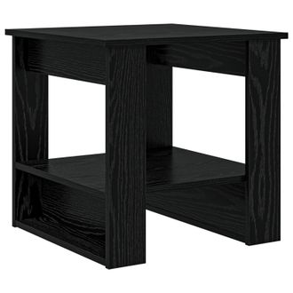 vidaXL Mesa De Caf&eacute; Roble Negro 51 X 50 X 50 Cm Madera De Ingenier&iacute;a Vidaxl