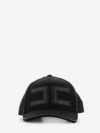 Elisabetta Franchi Cappello piping gabardina nero