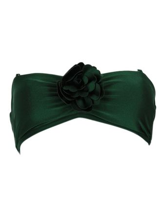 Zimmermann Waverly Flower Bandeau Bra with Central Floral Embellishment