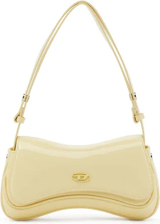Diesel Play-Clutch in glossy PU - Clutches - Woman - Yellow