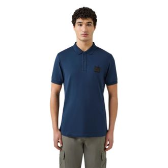 Patrick Harrison-poloshirt voor heren (Marine)