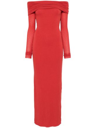 Manur&iacute; Amara maxi-jurk - Rood