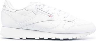 Reebok logo-patch low-top sneakers - women - Leather - 9.5 - White