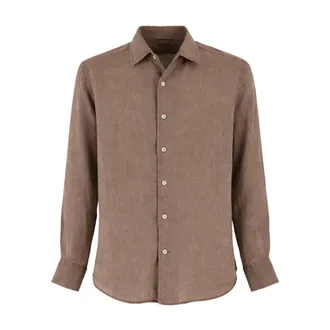 MC2 Saint Barth Casual Shirts, male, Brown, Size: 2XL Shirt