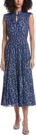 Sail to Sable Smocked Waist Midi Dress