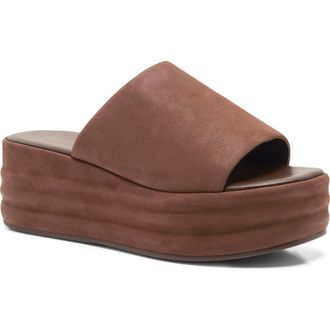 Free People Harbor Platform Sandal in Oak at Nordstrom, Size 8.5Us
