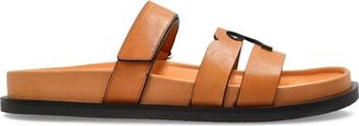 Tory Burch Ines Sport Slide - Dames - Sandalen - Beige - 36 EU - Schoenen