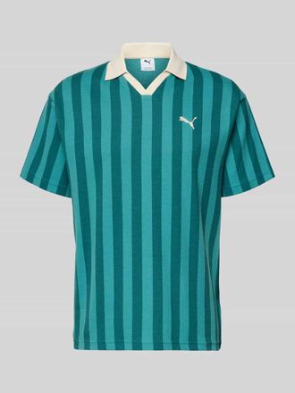 Puma Relaxed Fit Poloshirt mit Label-Stitching Modell CLASS in Bottle, Gr&ouml;&szlig;e XXL