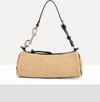 Vivienne Westwood Cindy Cylinder Bag Raffia-effect Natural