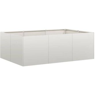 vidaXL Jardinera 120x80x40 Cm Acero Inoxidable Vidaxl
