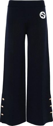 Gucci Interlocking G Wide-leg Trousers