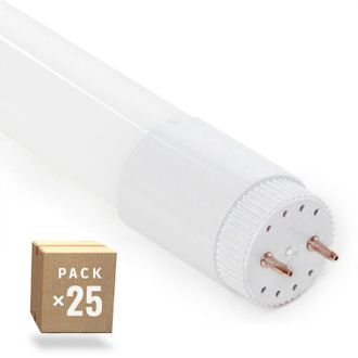 GreenIce Greenice - Confezione da 25 Tubi led T8 18W 2520Lm 6000&ordm;K Vetro 120Cm 40.000H [HO-LM1063-CW]