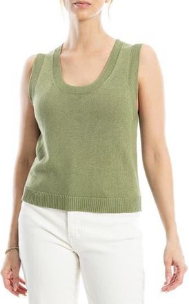 Max Studio Knit Shell Top in New Green at Nordstrom Rack, Size X-Large