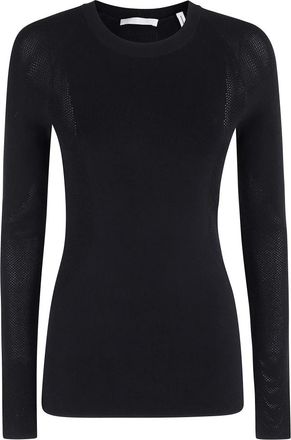 Helmut Lang Long Sleeve Tops, female, Black, Size: M Sport Top