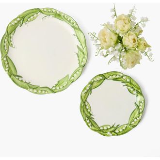 Mrs. Alice Lily of the Valley Starter Plate in Green at Nordstrom
