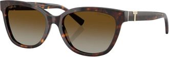Tiffany & Co. Cat Eye Zonnebril - unisex - Zonnebrillen - Bruin - 55 MM - Accessoires