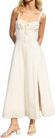 Dress Forum Sabrina Corset Maxi Dress In White