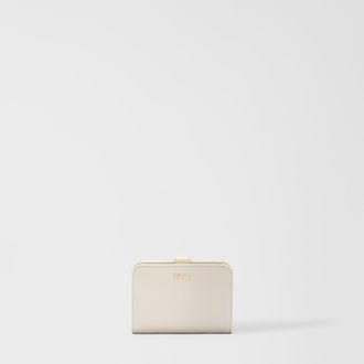 Furla Classic Portafoglio Compatto Perla E Grigio Chiaro Pelle Di Vitello Andromeda Donna