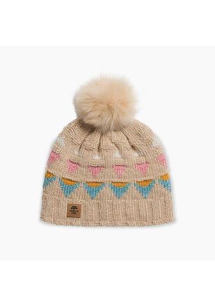 Turtle Fur Moonglade Pom Beanie in Oat at Nordstrom