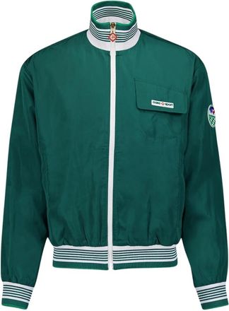 Casablanca Shell Suit Track Jacket Green Mf23-jk-256-02 Jackets Mens - Size X-Small