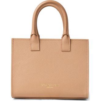 Bruno Magli Gia Top Handle Tote Bag in Tan at Nordstrom Rack