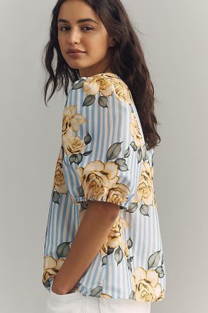 Hutch Atlas Puff-Sleeve Top