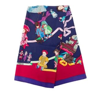 Herm&egrave;s Pre-owned Hello Dolly Scarf - Dames - Pre-owned - Veelkleurig - Maat: ONE Size Zijde