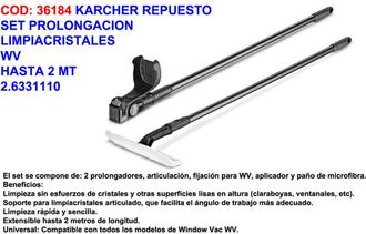 Karcher Extensi&oacute;n Telesc&oacute;pica Para Limpiador A Vapor 26331440