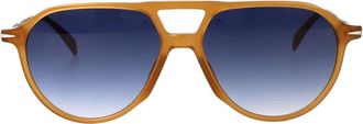 Eyewear by David Beckham Heren, Accessoires, Geel, Maat: 56 MM