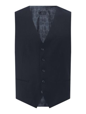 Pierre Cardin Weste mit Schurwoll-Anteil Modell Hugo - Futureflex in Dunkelblau, Gr&ouml;&szlig;e 102