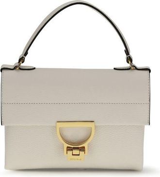 Coccinelle Beige Kalfskin Bos Taurus Handtas