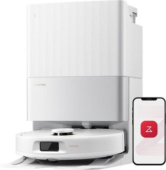 Roborock Aspiradora Robot Roborock Qrevo S5v Con Potencia De Succi&oacute;n De 12.000 Pa, Cepillo Doble Antienredos, Sistema Inteligente Para Evitar Obst&aacute;culos, Mopa 