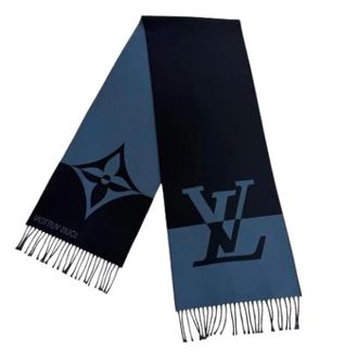 Louis Vuitton Pre-owned Stole - Heren - Pre-owned - Blauw - Maat: ONE Size Wol