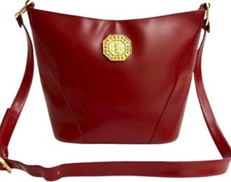 Saint Laurent Pre-owned Cross Body Bags, female, Red, Size: ONE SIZE Pre-owned Leather Crossbody Bag