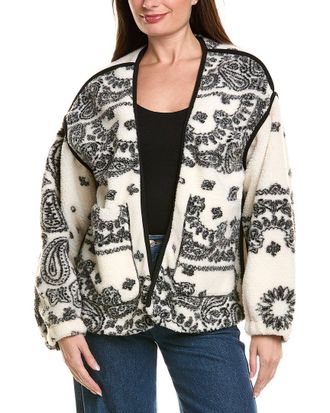 Vintage Havana Printed Sherpa Jacket