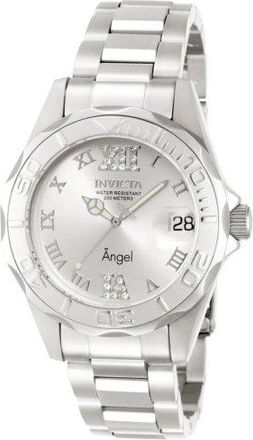 Invicta Angel Silver Dial Stainless Steel Ladies Watch 14396