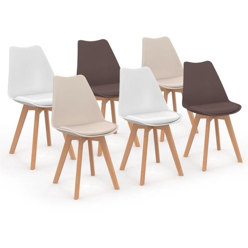 Lot De 2 Chaises De Bar VidaXL - Sièges Pub Bistrot Blanc Tissu, Neuves