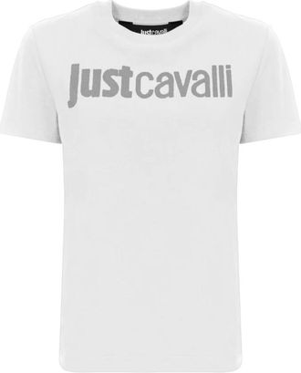 Just Cavalli T-shirts en Polos - Dames - T-shirts - Wit - S - Tops