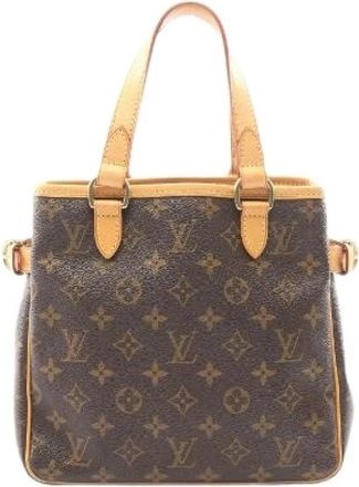 Louis Vuitton Pre-owned Batignolles Monogram Handtas - Dames - Vintage Shopper - Bruin - ONE Size - Leer - Vintage
