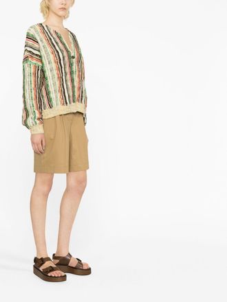 Vitelli Striped Knit Cardigan - Multicolor