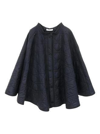 Dior 2010s quilted midi skirt - women - Polyester - 36 - Black