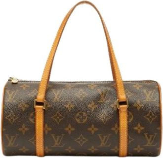 Louis Vuitton Pre-owned Handbags, female, Brown, Size: ONE SIZE Pre-owned Vintage Canvas Handbag