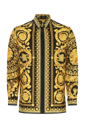 Versace Printed Silk Shirt
