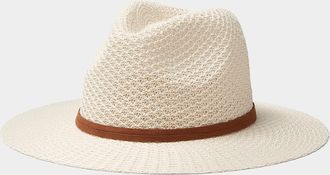 Simons Womens Crochet-like Fedora Hat