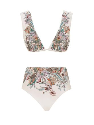 Zimmermann rhiannon Wide Strap Bikini Swimsuit