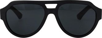 Dolce & Gabbana Stijlvolle herenzonnebril Model 0Dg 4466 - Heren - Zonnebrillen - Zwart - 56 MM - Accessoires