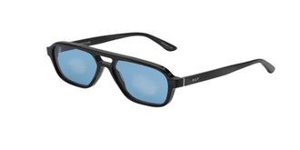 Retro Superfuture MANEVAL BLACK CAT 0JT Mens Sunglasses Black Size 56