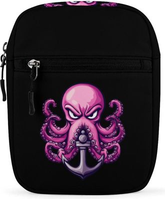 Generic Octopus Anchores Crossbody Bag Adjustable Satchel Cute Shoulder Bag Lightweight Sling Bags