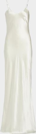 Nili Lotan Silk Satin Slip Gown