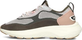 Hoff Groene Chunky Sole Sneakers voor Vrouwen - Dames - Sneakers - Veelkleurig - 42 EU - Schoenen